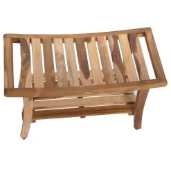 EcoDecors EarthyTeak Harmony 30" Teak Shower Bench With Shelf And LiftAide Arms -Laural Home Shop 00c185710a2ed429 8243 w800 h800 b1 p0