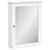 RiverRidge Home RiverRidge Ashland Transitional Wood Wall Cabinet With Mirror In White -Laural Home Shop 00d11d3803a94924 8889 w800 h800 b1 p0