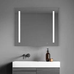 Altair Catola 36" Clear Glass Surface-Mount/Recessed LED Mirror Medicine Cabinet -Laural Home Shop 00f1763202c4e41c 8079 w800 h800 b0 p0