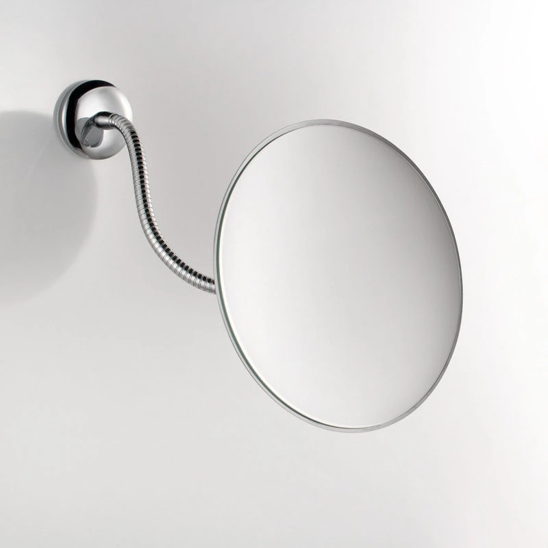 WS Bath Collections Mevedo 5591 7.1" Wall-Mounted Makeup Mirror - Polished 4 WS Bath Collections Mevedo 5591 7.1" Wall-Mounted Makeup Mirror - Polished - Image 2