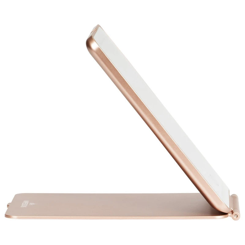 Impressions Vanity Company Touch Pad Mini Tri-Tone Rechargeable LED Makeup Mirror With Flip Cover, Rose Gol 6 Impressions Vanity Company Touch Pad Mini Tri-Tone Rechargeable LED Makeup Mirror With Flip Cover, Rose Gol - Image 4