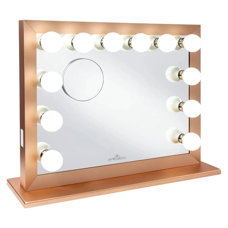 Impressions Vanity Company Starlight Plus Vanity Mirror, Gold, Non-Bluetooth 3 Impressions Vanity Company Starlight Plus Vanity Mirror, Gold, Non-Bluetooth