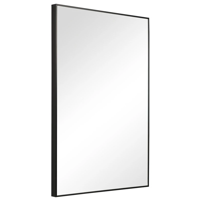 FIND Thin Frame Minimalist Mirror, Black 6 FIND Thin Frame Minimalist Mirror, Black - Image 4