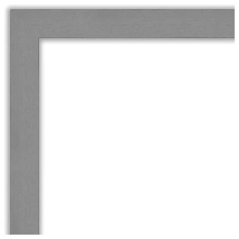 Amanti Art Brushed Nickel Beveled Bathroom Wall Mirror - 23.5 X 23.5 In. 6 Amanti Art Brushed Nickel Beveled Bathroom Wall Mirror - 23.5 X 23.5 In. - Image 4
