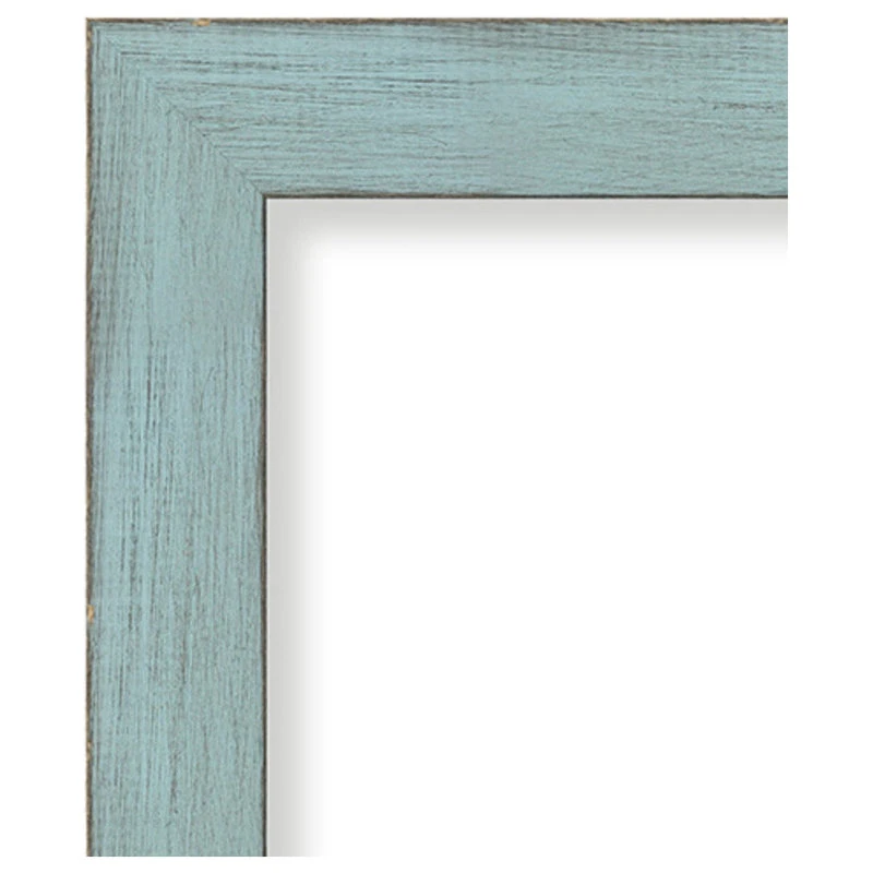 Amanti Art Sky Blue Rustic Beveled Wood Bathroom Wall Mirror - 20.25 X 26.25 In. 6 Amanti Art Sky Blue Rustic Beveled Wood Bathroom Wall Mirror - 20.25 X 26.25 In. - Image 4