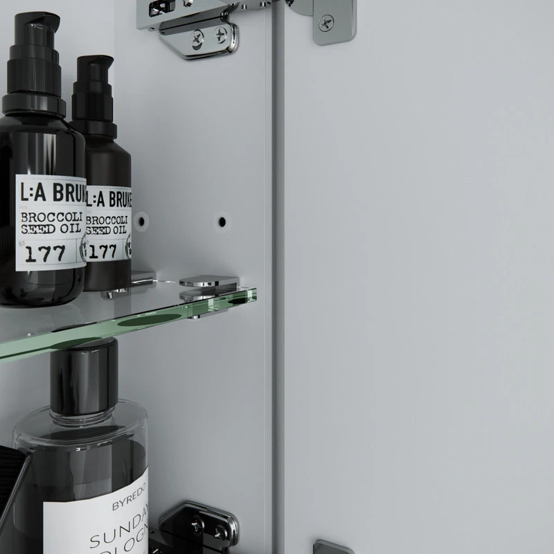 Glass Warehouse Medicine Cabinets, Satin Brass 8 Glass Warehouse Medicine Cabinets, Satin Brass - Image 6