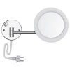 Wellfor 8" LED Wall Mount Two-Sided Makeup Vanity Mirror 3X Magification Rotation -Laural Home Shop 03711e7203918483 6595 w800 h800 b1 p0
