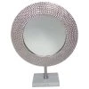 Sagebrook Home Metal 19" Hammered Mirror On Stand 15284-04 -Laural Home Shop 0371f2b40230e865 2624 w800 h800 b1 p0