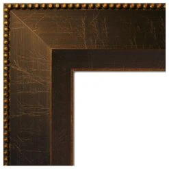 Amanti Art Signore Bronze Non-Beveled Wood Bathroom Wall Mirror - 22.25 X 28.25 In. -Laural Home Shop 03d145b302bdddff 6146 w800 h800 b1 p0