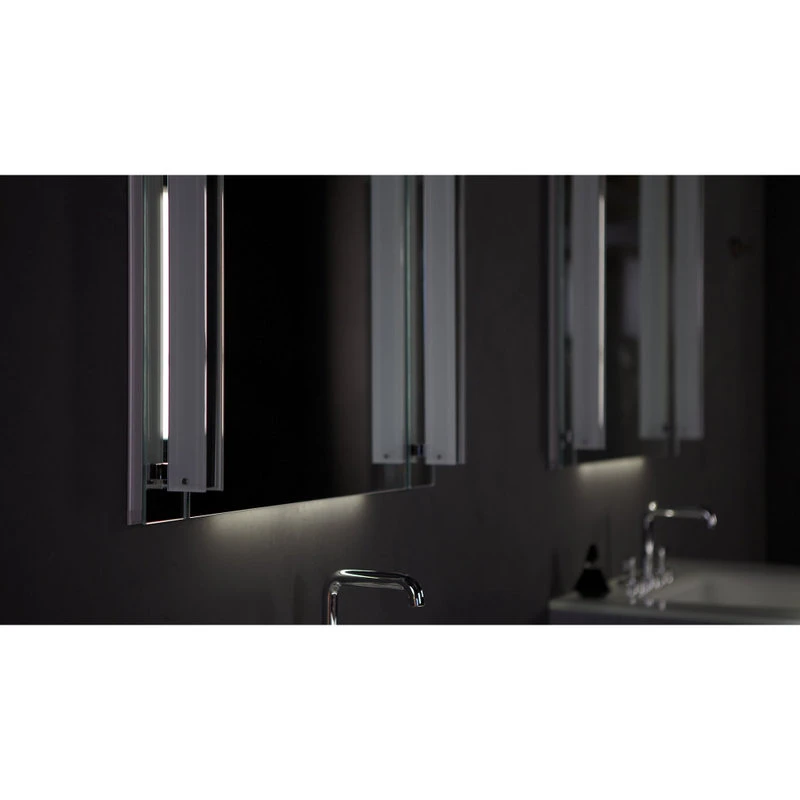 Robern M Series Cabinet 24"x40"x4" Flat Top Polished Edge Right Hinge 4 Robern M Series Cabinet 24"x40"x4" Flat Top Polished Edge Right Hinge - Image 2