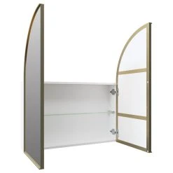 Glass Warehouse Medicine Cabinets, Satin Brass 13 Glass Warehouse Medicine Cabinets, Satin Brass -Laural Home Shop 04c1101e0320b081 0424 w800 h800 b1 p0