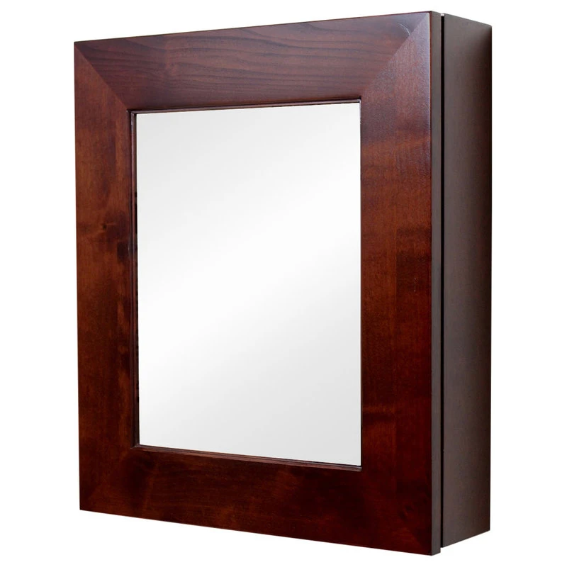 Fox Hollow Furnishings Wall Mount Mirrored Medicine Cabinet, Espresso 3 Fox Hollow Furnishings Wall Mount Mirrored Medicine Cabinet, Espresso