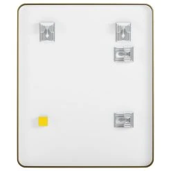 FGI-industries Foremost Reflections 24" X 30" Rounded Rectangle Mirror, Brushed Gold -Laural Home Shop 0501e105015f4df0 6613 w800 h800 b1 p0