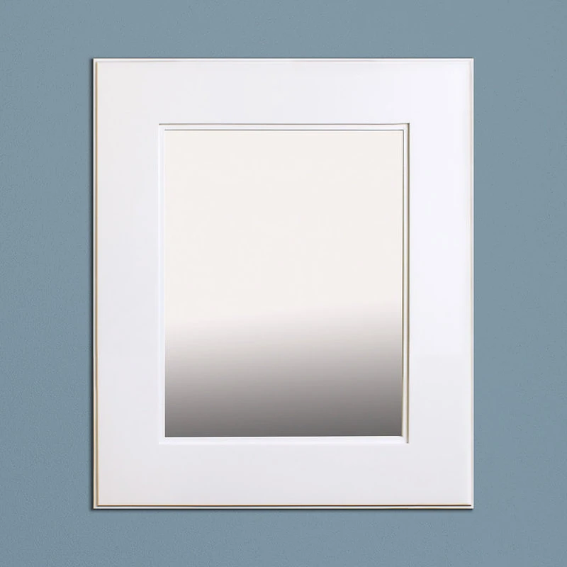 14"x18" Fox Hollow Furnishings Mirrored Medicine Cabinet, Shaker White 4 14"x18" Fox Hollow Furnishings Mirrored Medicine Cabinet, Shaker White - Image 2