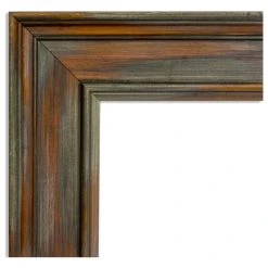 Amanti Art Alexandria Rustic Brown Beveled Wood Bathroom Wall Mirror - 42 X 30 In. -Laural Home Shop 06316df00c657c2b 6532 w800 h800 b1 p0