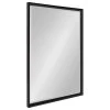 Uniek Calter Framed Wall Mirror, Black, 25.5x37.5
