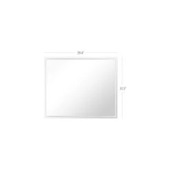 GETLEDEL Ledel LED Lighted Bathroom Mirror Wall Mount Backlit Vanity Mirror, 40"x32" -Laural Home Shop 06f1e12603f85291 8858 w800 h800 b1 p0