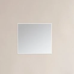Dowell K&B Supplies Mattox Mirror, White, 36"w X 32"h X 1"d 17 Dowell K&B Supplies Mattox Mirror, White, 36"w X 32"h X 1"d -Laural Home Shop 07114b5d0021bd9f 3656 w800 h800 b0 p0