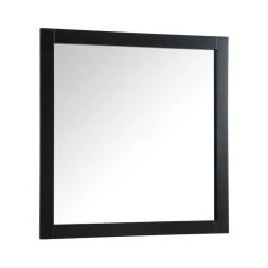 Elegant Furniture & Lighting Alice Vanity Mirror, 36"x36", Black -Laural Home Shop 07911a6c00958ef7 9034 w800 h800 b1 p0