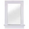 Elegant Home Fashions Wooden Bathroom Wall Mirror W/ Storage Shelf -Laural Home Shop 07d1c8fa0125ec47 0126 w800 h800 b1 p0