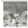 Laural Home Flowers On Grey Shower Curtain -Laural Home Shop 08310b5c069fb8c9 2247 w800 h800 b1 p0