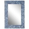 Brimfield & May Contemporary Blue Wood Wall Mirror 22350 -Laural Home Shop 0851c2ca0ee3fafa 6922 w800 h800 b1 p0
