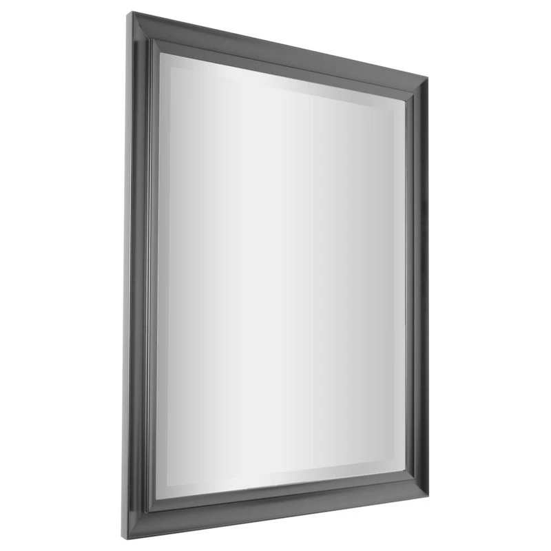 Head West, Inc. Head West Black Framed Rectangle Decorative Beveled Edge Wall Mirror - 26" X 32" 3 Head West, Inc. Head West Black Framed Rectangle Decorative Beveled Edge Wall Mirror - 26" X 32"