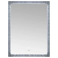 Ancerre Designs Frysta LED Frameless Mirror, 24" -Laural Home Shop 08d10fa500ec81df 7442 w800 h800 b1 p0