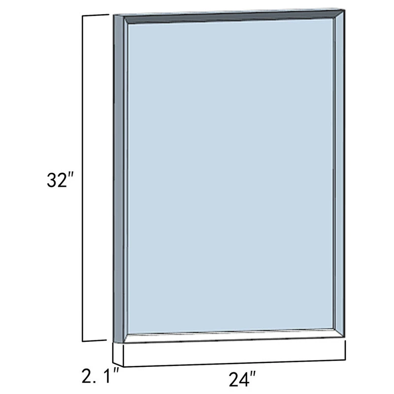 Vinnova 24'' Rectangle LED Lighted Accent Bathroom/Vanity Wall Mirror 13 Vinnova 24'' Rectangle LED Lighted Accent Bathroom/Vanity Wall Mirror - Image 11
