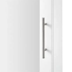 Bowery Hill Wooden Mirrored Wall Cabinet With 2 Adjustable Shelves In White 11 Bowery Hill Wooden Mirrored Wall Cabinet With 2 Adjustable Shelves In White -Laural Home Shop 0951b5a503accfb8 0797 w800 h800 b0 p0