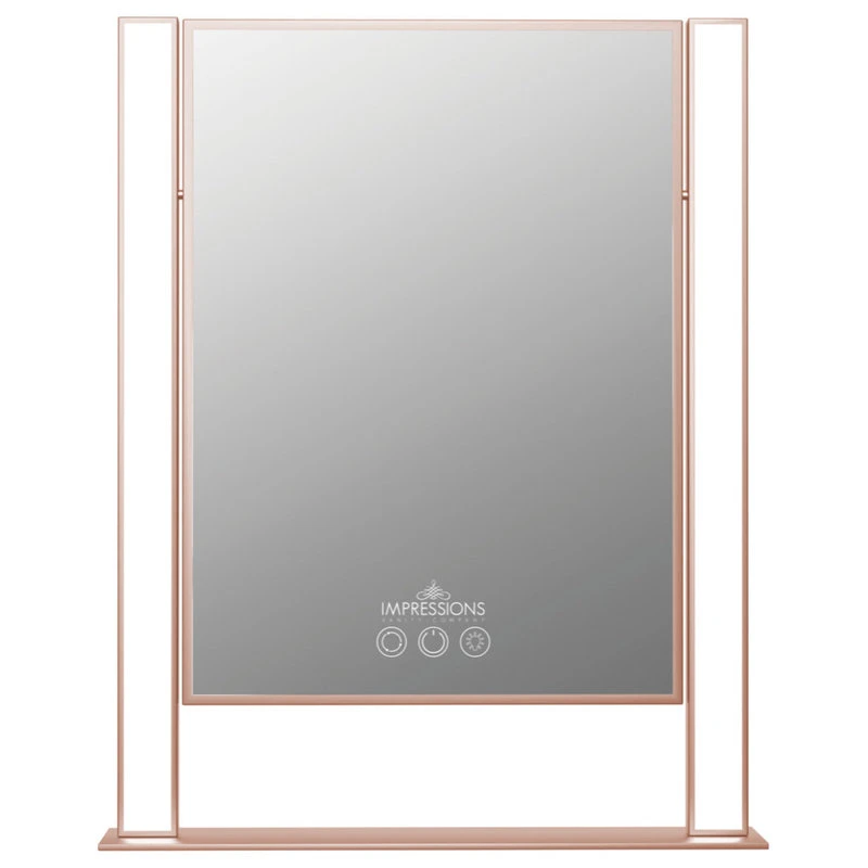 Impressions Vanity Company Nouveau XL Tri-Tone Led Makeup Mirror, Rose Gold 3 Impressions Vanity Company Nouveau XL Tri-Tone Led Makeup Mirror, Rose Gold