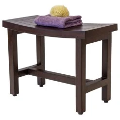 AquaTeak Patented 24" Sumba™ Lotus Mocha-Shield Teak Shower Bench -Laural Home Shop 0a0115c50d97b291 0526 w800 h800 b1 p0