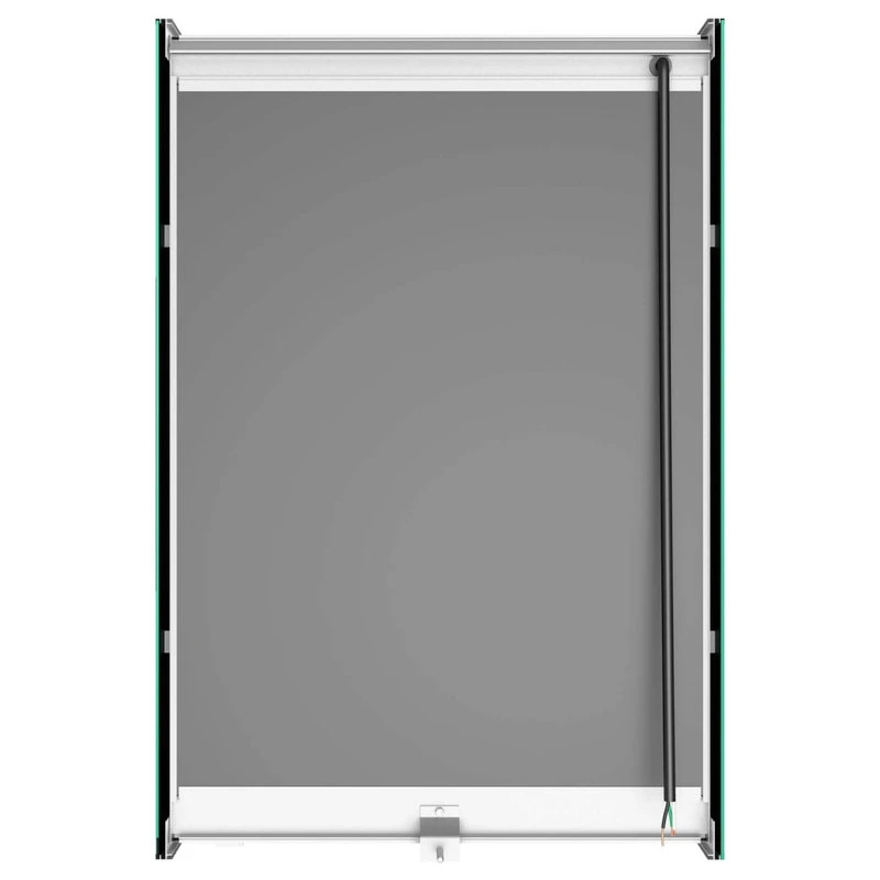 Fine Fixtures LED Recessed/Surface Mount Medicine Cabinet, Aluminum, 20"x30", Right Hand Door 5 Fine Fixtures LED Recessed/Surface Mount Medicine Cabinet, Aluminum, 20"x30", Right Hand Door - Image 3