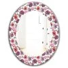 Designart Purple Bloom 2 Traditional Frameless Oval Or Round Bathroom Mirror, 24 1 Designart Purple Bloom 2 Traditional Frameless Oval Or Round Bathroom Mirror, 24 -Laural Home Shop 0bc1e6520334d03b 8623 w800 h800 b1 p0