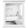 Gymax Bathroom Wall Mirror W/Shelf Square Vanity Makeup Mirror Multipurpose 1 Gymax Bathroom Wall Mirror W/Shelf Square Vanity Makeup Mirror Multipurpose -Laural Home Shop 0c0138ef0fb0830b 6899 w800 h800 b1 p0