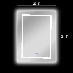 CHLOE Lighting, Inc. CHLOE Lighting LUMINOSITY Rectangular TouchScreen LED Mirror 28 CHLOE Lighting, Inc. CHLOE Lighting LUMINOSITY Rectangular TouchScreen LED Mirror -Laural Home Shop 0dd1517b0fdd42e7 5663 w800 h800 b0 p0
