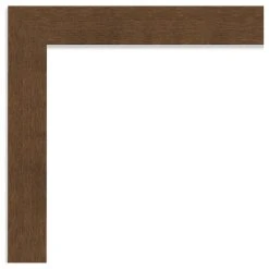 Amanti Art Carlisle Brown Beveled Wood Bathroom Wall Mirror - 24 X 24 In. -Laural Home Shop 0e61a88c0fcfd2a3 6061 w800 h800 b1 p0