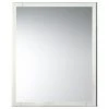 Fresca Oxford 26" Antique White Framed Rectangular Mirror