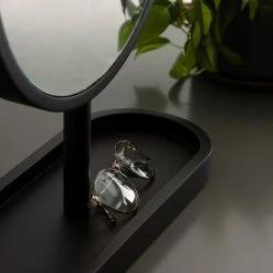 Uniek Travis Framed Tabletop Mirror, Black, 17"x21" 18 Uniek Travis Framed Tabletop Mirror, Black, 17"x21" -Laural Home Shop 11216ad70258266a 2900 w800 h800 b0 p0