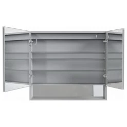 Modland Modern LED Mirror Medicine Cabinet With 3-Touch Switches, Aluminum Natural Color Oxidation -Laural Home Shop 11816f5403944788 9083 w800 h800 b1 p0