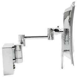 Alfi Trade ALFI Brand ABM8WLED-PC Polished Chrome Wall Mount Square 8" Mirror With Light -Laural Home Shop 11914f1a0ebc5089 2587 w800 h800 b1 p0