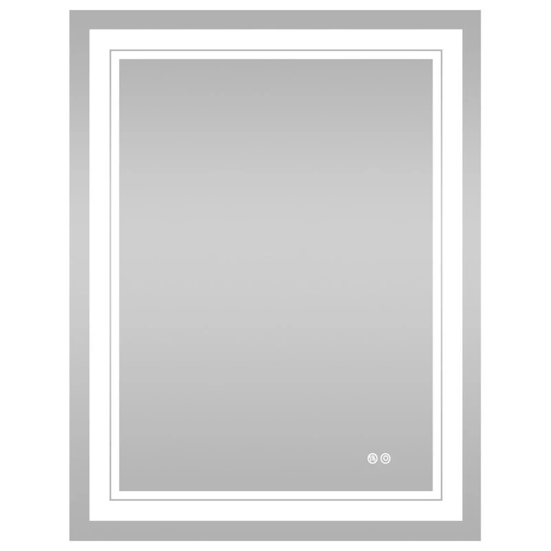 Wellfor Frameless LED Lighted Dimmable Bathroom Vanity Mirror With Defogger, 28"x36" 17 Wellfor Frameless LED Lighted Dimmable Bathroom Vanity Mirror With Defogger, 28"x36" - Image 15