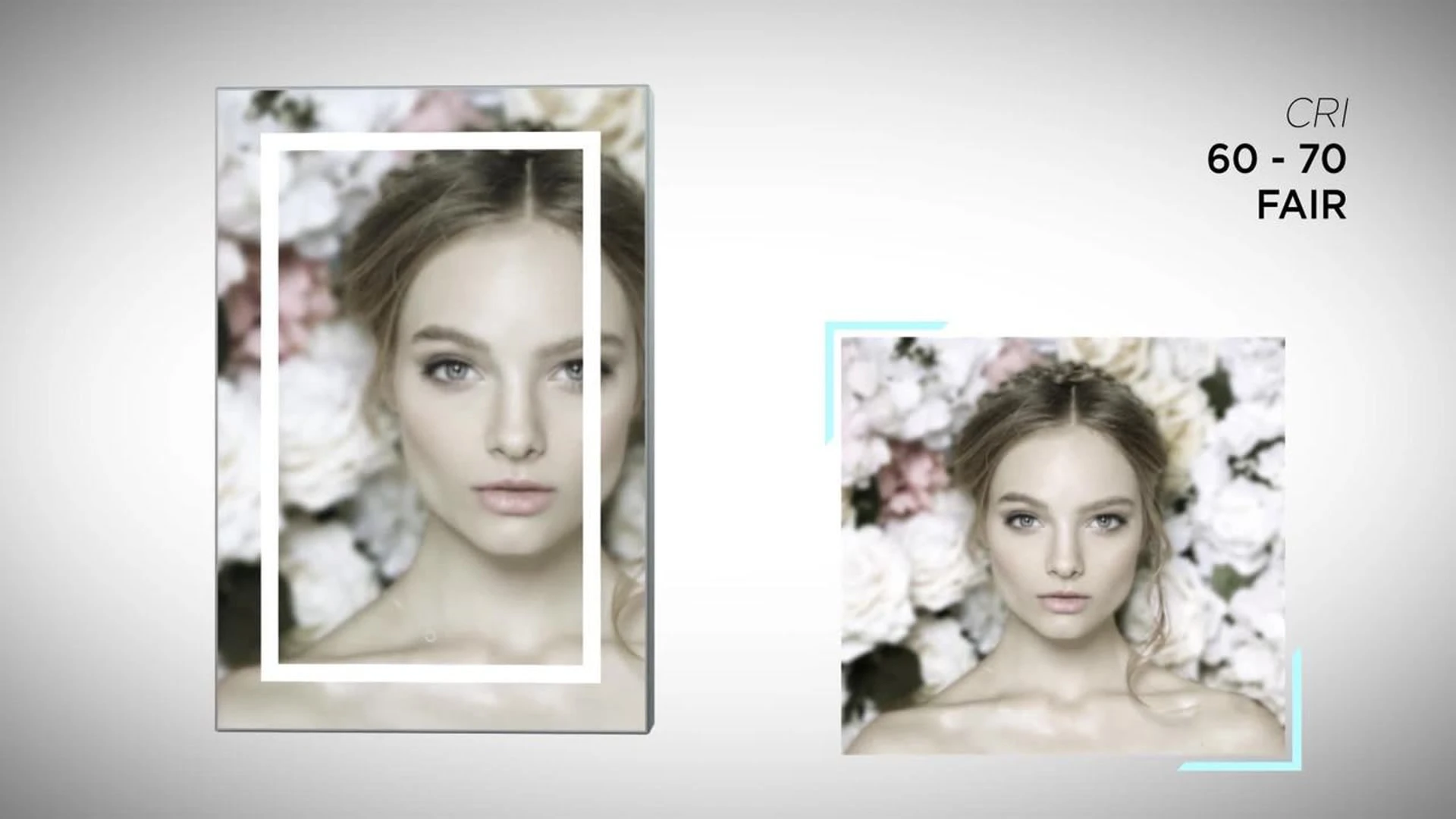 Krugg Reflections 60"x36" LED Medicine Cabinet, Dimmer/Defog, Makeup Mirror, And USB, Light Left 5 Krugg Reflections 60"x36" LED Medicine Cabinet, Dimmer/Defog, Makeup Mirror, And USB, Light Left - Image 3