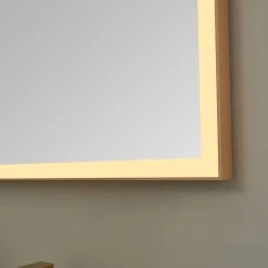 Vinnova 72'' Rectangle LED Lighted Accent Bathroom/Vanity Wall Mirror -Laural Home Shop 11a1011d01a9c451 6669 w800 h800 b0 p0