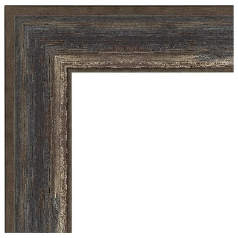 Amanti Art Alta Rustic Char Non-Beveled Bathroom Wall Mirror - 22.5 X 28.5 In. 5 Amanti Art Alta Rustic Char Non-Beveled Bathroom Wall Mirror - 22.5 X 28.5 In. - Image 3