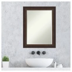 Amanti Art Lara Bronze Petite Bevel Wood Bathroom Wall Mirror 22.5 X 28.5 In. 17 Amanti Art Lara Bronze Petite Bevel Wood Bathroom Wall Mirror 22.5 X 28.5 In. -Laural Home Shop 1201ef6003b79168 7782 w800 h800 b1 p0