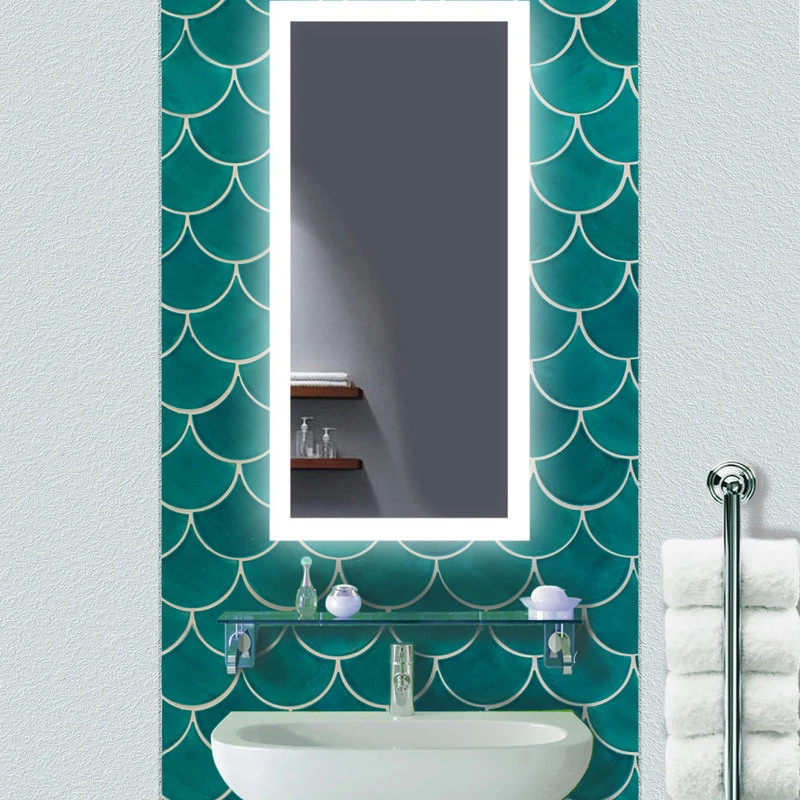 Krugg Reflections Small LED Lighted Vanity Mirror Includes Dim, 15"x30" 5 Krugg Reflections Small LED Lighted Vanity Mirror Includes Dim, 15"x30" - Image 3