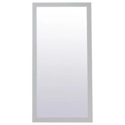 Elegant Furniture & Lighting Elegant Decor Aqua 36" X 72" Wood Frame Bathroom Mirror In Gray -Laural Home Shop 12a1f65d0204bf04 4836 w800 h800 b1 p0