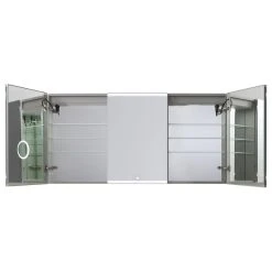 AQUADOM Edge Royale LED Medicine Cabinet Defogger 72"x32"x5" -Laural Home Shop 1321ed35021956fa 7129 w800 h800 b1 p0