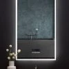 Ancerre Designs Immersion LED Frameless Mirror, 24" -Laural Home Shop 13e1ce7700ec9658 6121 w800 h800 b0 p0